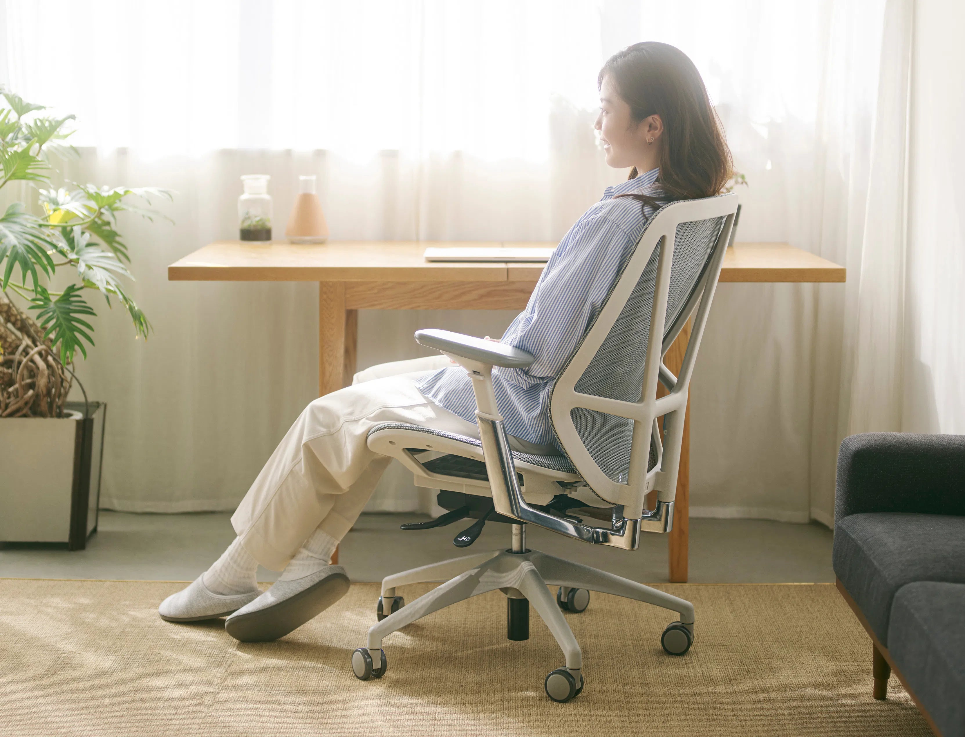 Chair with person