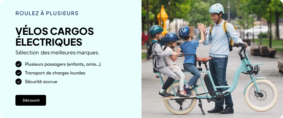 VÉLOS CARGOS ÉLECTRIQUES