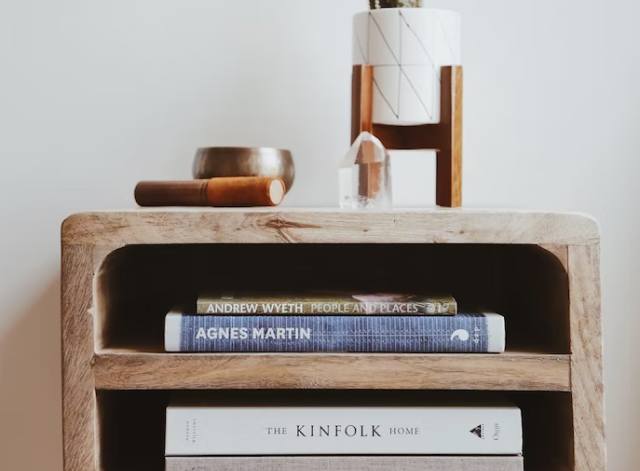 Wooden Night Stands With Shelves