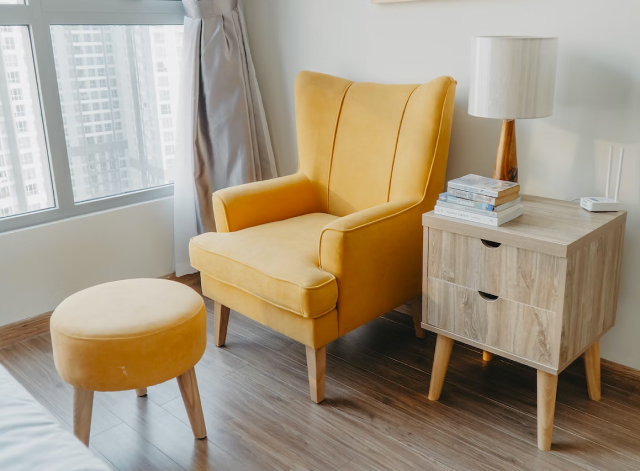 Wooden Night Stands With Two Drawers