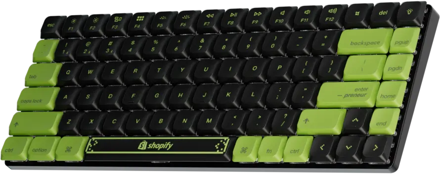 Shopify keyboard