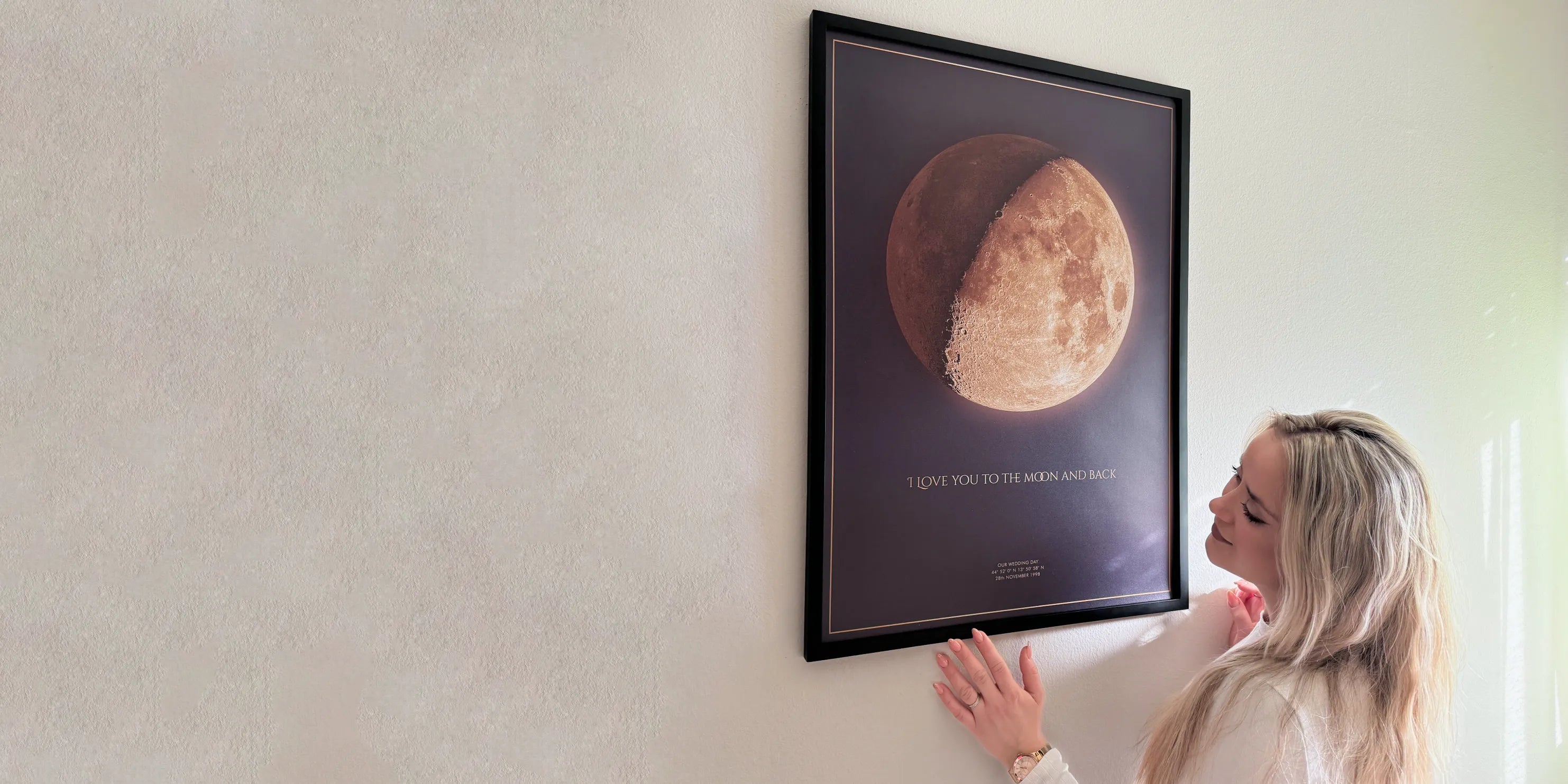 Personalized Moon Phase Poster | Positive Prints