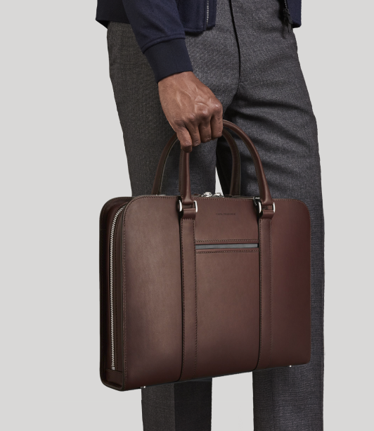 Goyard Cognac Leather Briefcase – The Don's Luxury Goods