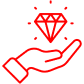 Hand Holding Diamond