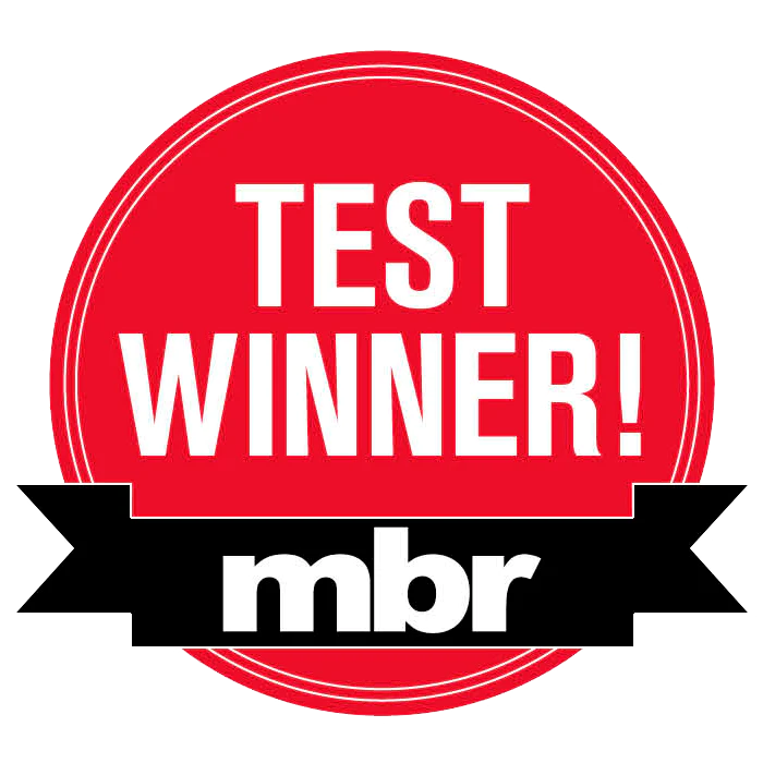 MBR Test Winner Award Logo