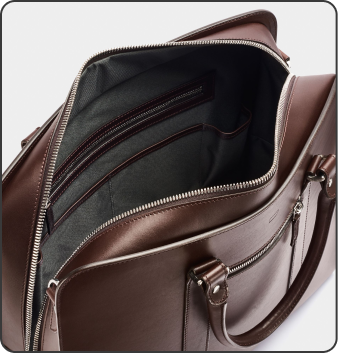 Cognac Vachetta Leather Pailissy Weekend Bag – Baltzar
