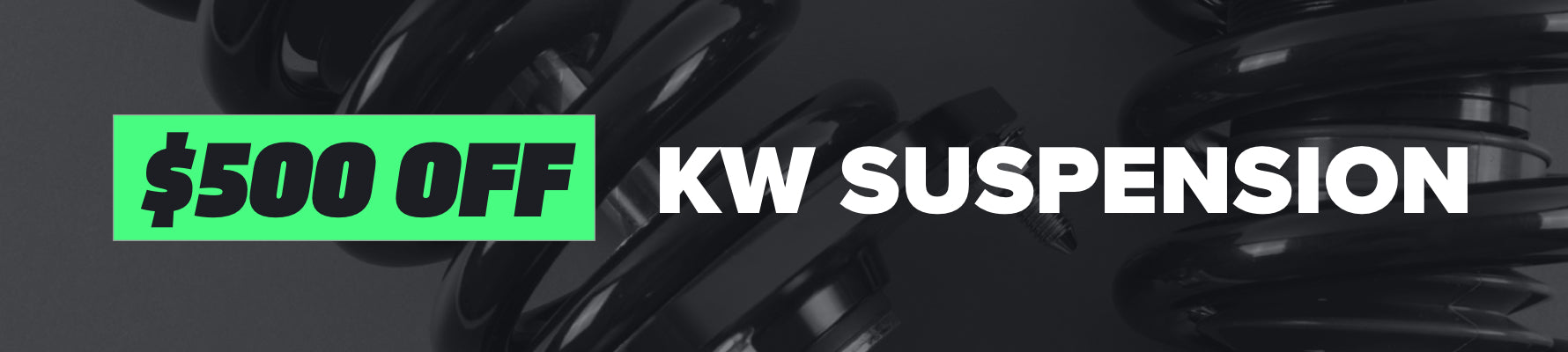 KW Suspension Black Friday Sale