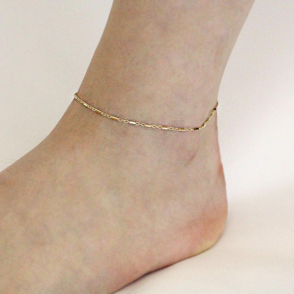 Flat Multi Bar Anklet