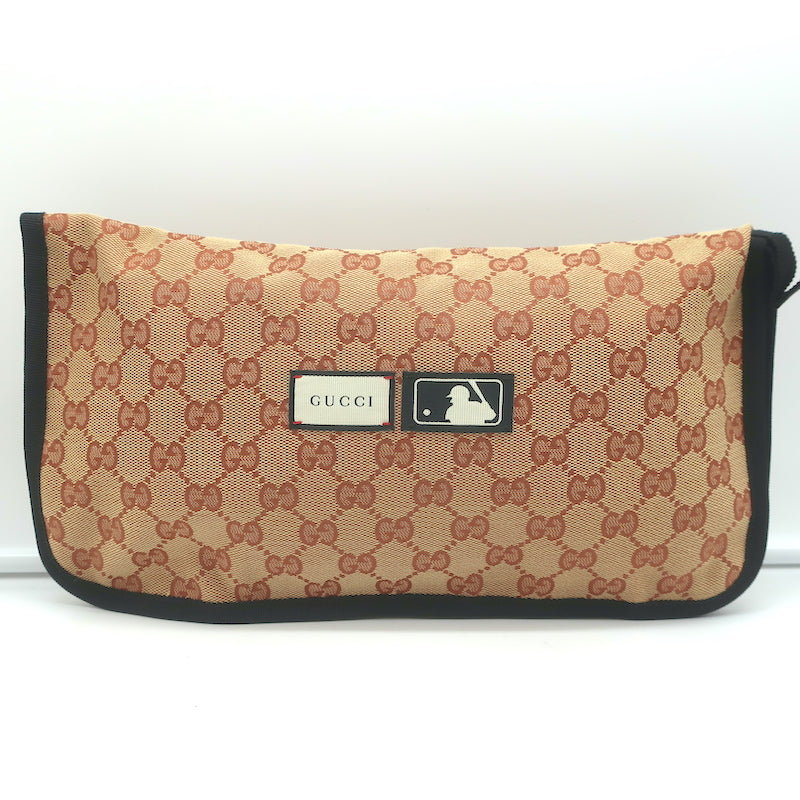 Gucci x MLB GG Canvas Travel Pouch Clutch