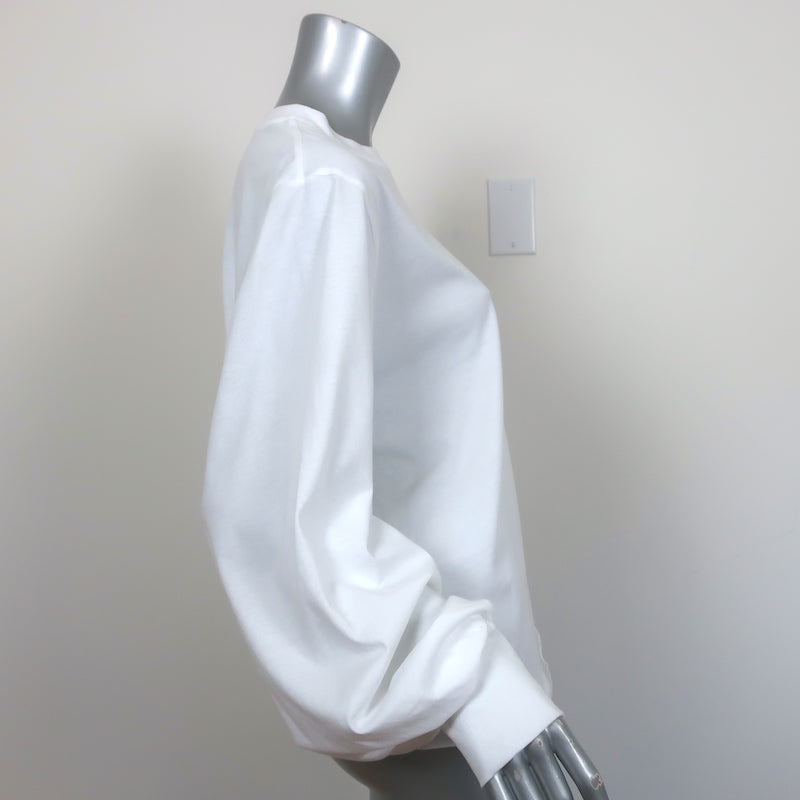 Louis Vuitton Poet Sleeve Blouse White. Size 36