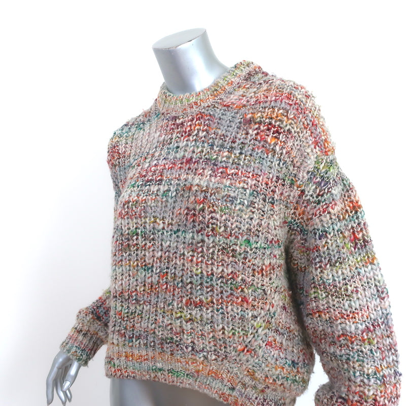 ACNE Studios Sweater Zora Multicolor Wool-Blend Chunky Knit Size Extra Small