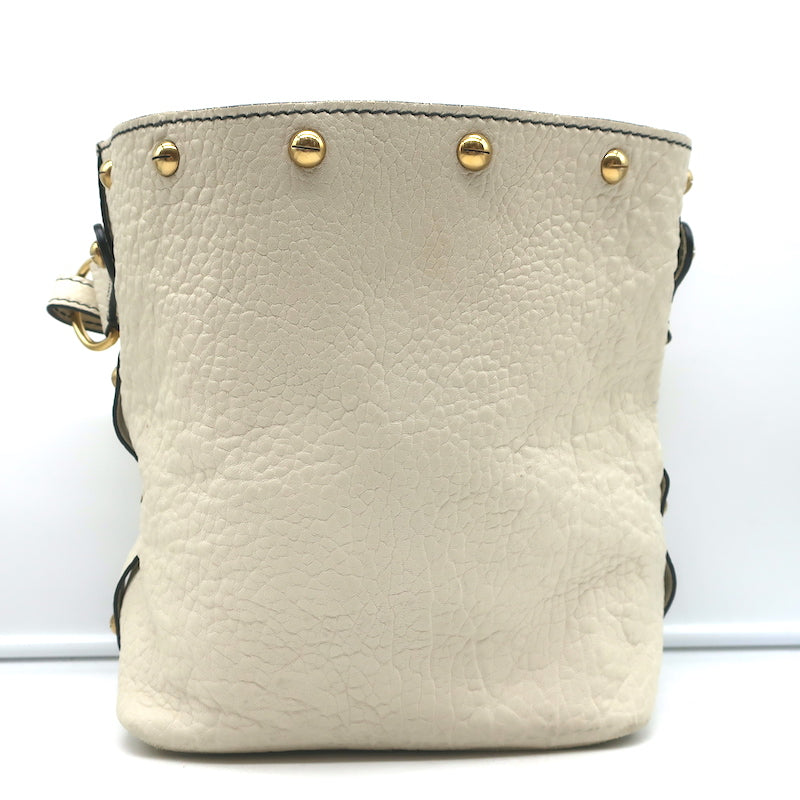 Celine Beige Grained Calfskin Leather Mini Belt Bag - Yoogi's Closet