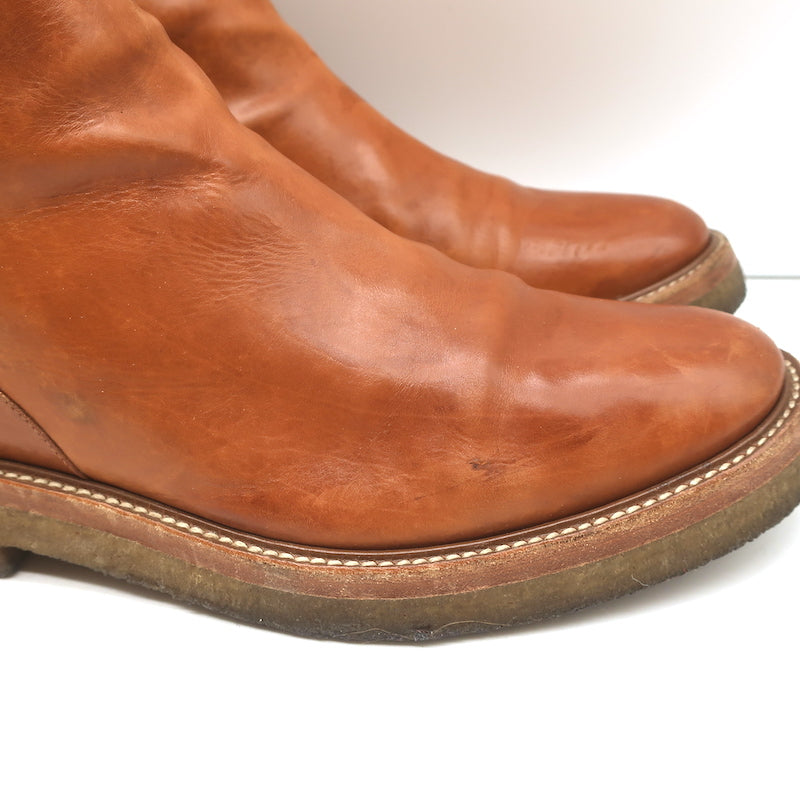 Selected Louis Chelsea Leather Boots Brown