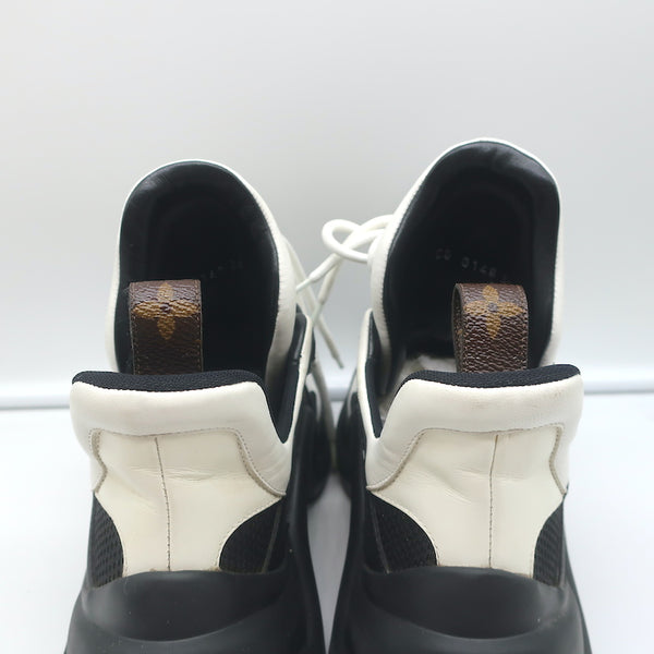 Louis Vuitton White/Silver Mesh and Leather Archlight Sneakers Size 40 at  1stDibs