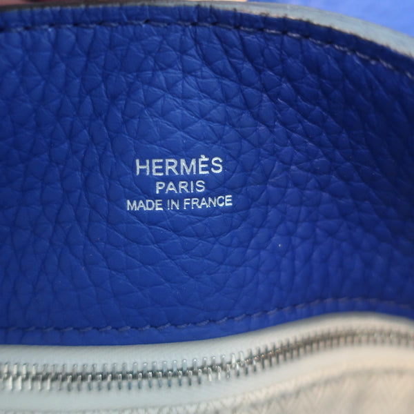 Hermes, Bags, Hermes Hermes Shoulder Bag Marwari Gm Taurillon Clemence  Ciel Silver Unisex