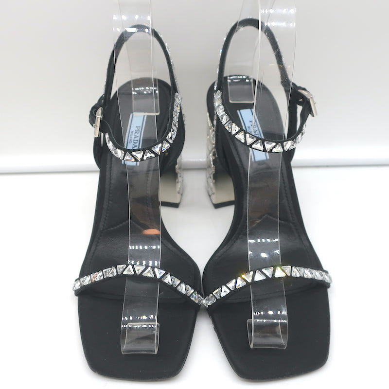 Louis Vuitton Sparkle Sandal BLACK. Size 36.5