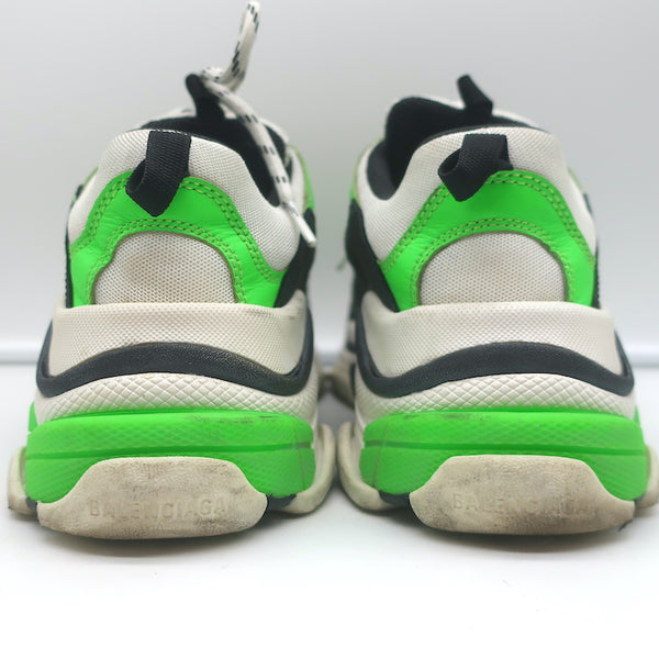 Balenciaga Triple S Sneakers White/Neon Green/Black Size 38