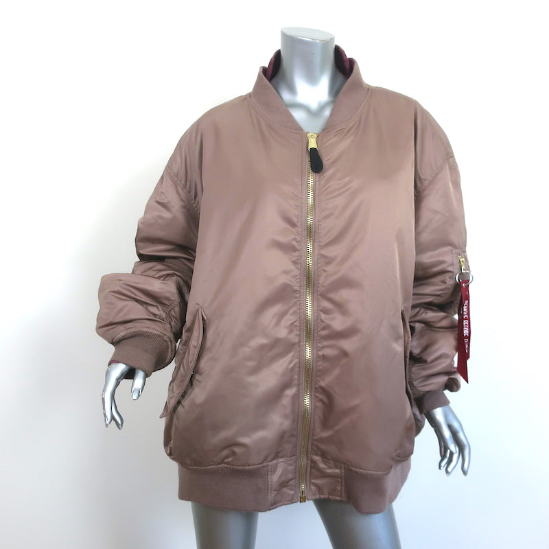 Vetements x Alpha Industries MA-1 Reversible Bomber Jacket Pink Size E –  Celebrity Owned