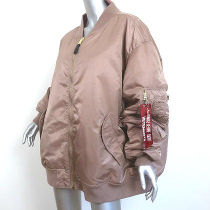 Vetements x Alpha Industries MA-1 Reversible Bomber Jacket Pink Size E –  Celebrity Owned