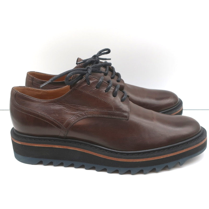 Louis Vuitton Brown Brogue Leather Lace Up Derby Size 41