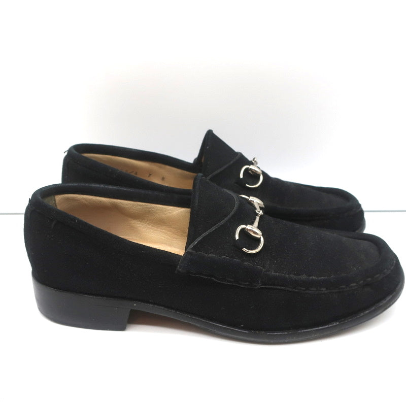 Gucci Horsebit Loafers Black Suede Size – Owned