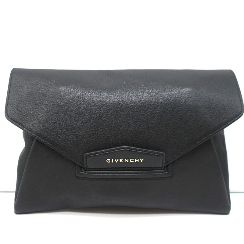 Givenchy Black Leather Antigona Whipstitch Handle Tote Givenchy