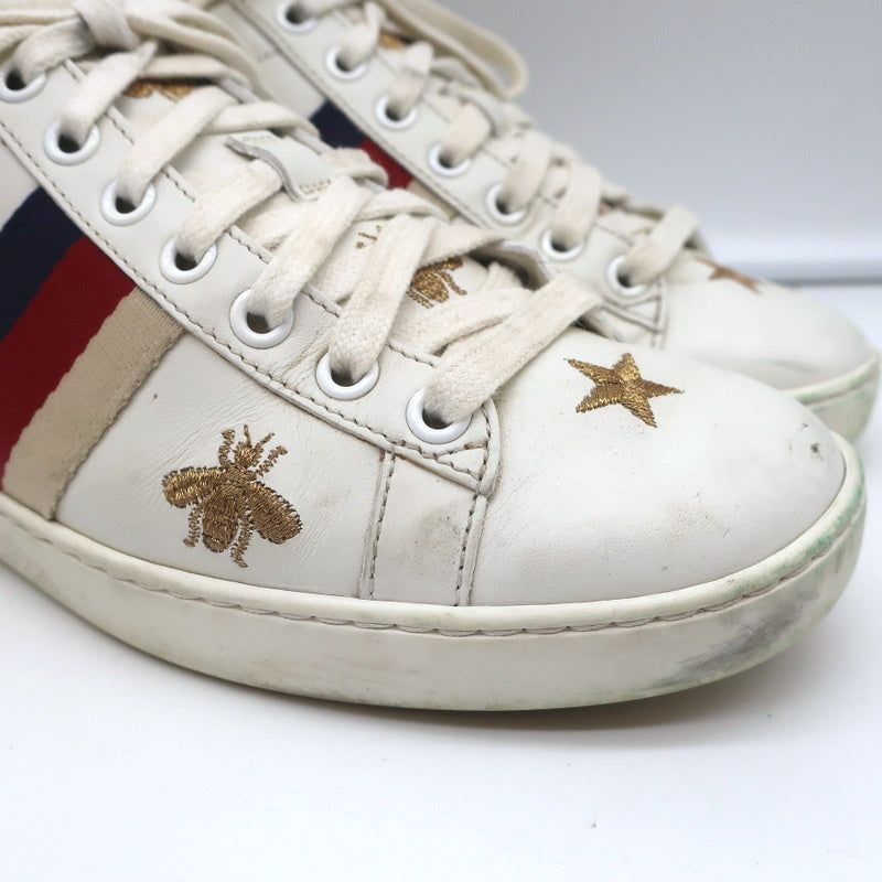 Gucci Ace Sneaker With Bees And Stars - Farfetch
