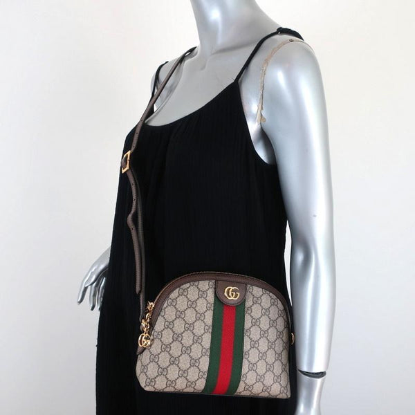 Gucci Ophidia Small Shoulder Bag GG Supreme Canvas Crossbody – Celebrity  Owned