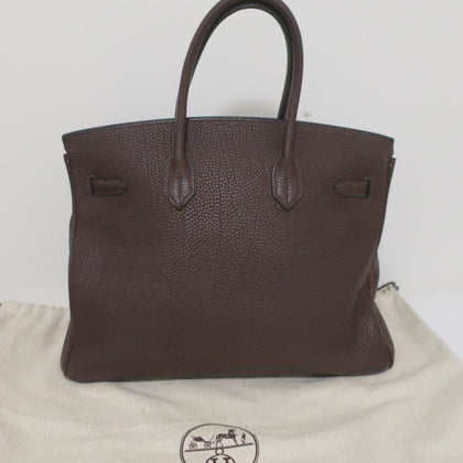 Hermes, Bags, Authentic Hermes Vintage Canvas Tote Dark Gray With  Grayblack Striped Handle