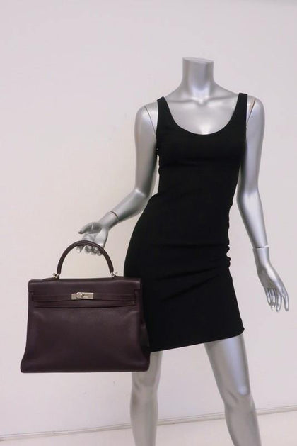 Gloss - vintage hermes kelly sport MM size