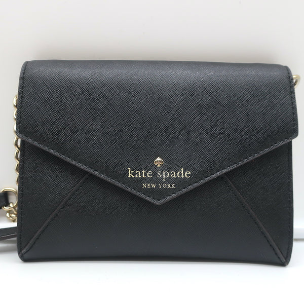 Kate Spade Cedar Street Monday Mini Crossbody Bag Black Saffiano Leath –  Celebrity Owned