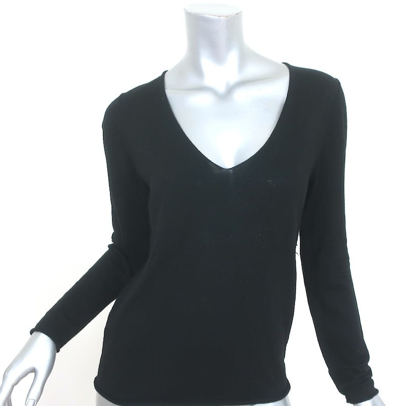 Image of Zadig & Voltaire Nosfa M Wings Sweater Black Merino Wool Size Small