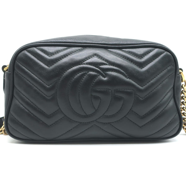 Celebrities and GG Marmont Small Matelasse Shoulder Bag