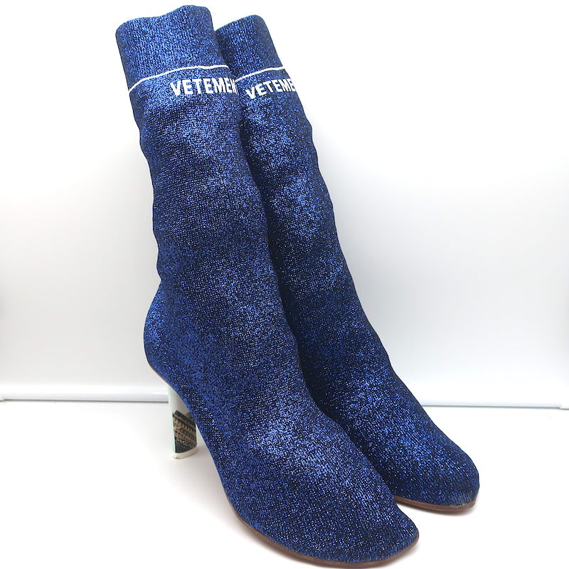 VETEMENTS socks ankle boots 古着屋withさま専用 www