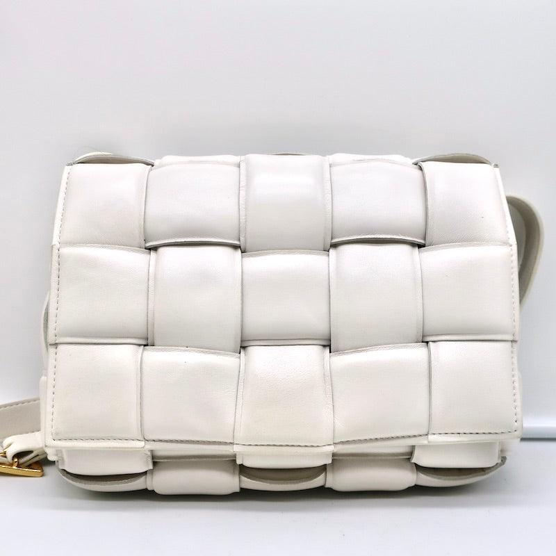 Bottega Veneta - White Padded Cassette Bag