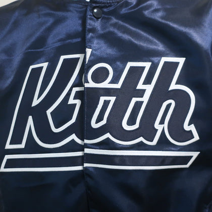 KITH X MITCHELL & NESS SATIN ジャケット