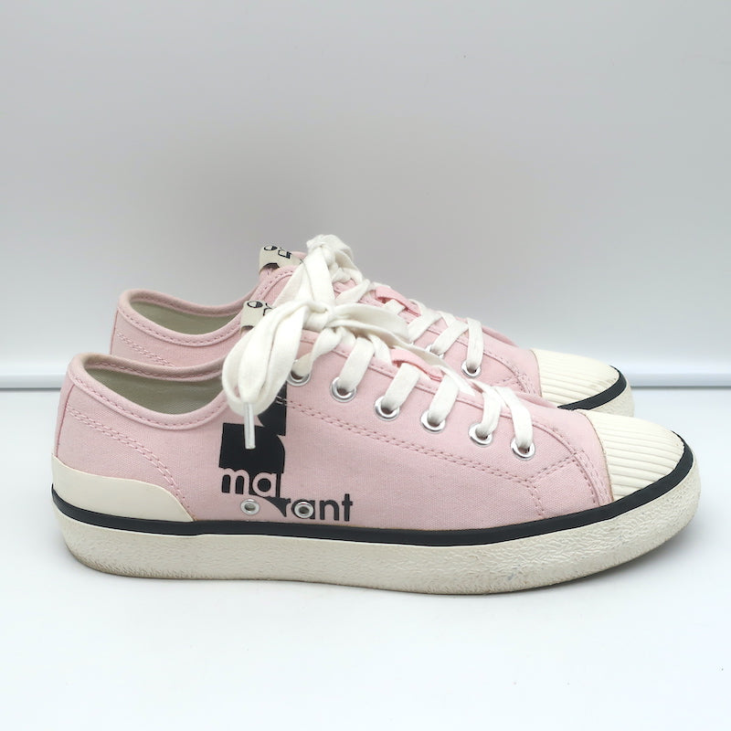 Isabel Marant Low Sneakers Pink Canvas Size 8 Womens – Celebrity Owned