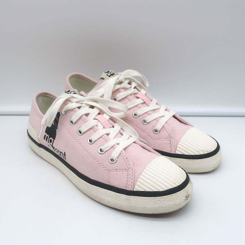 onderwijs Minnaar Raad eens Isabel Marant Binkoo Low Top Sneakers Pink Canvas Size 8 Womens – Celebrity  Owned