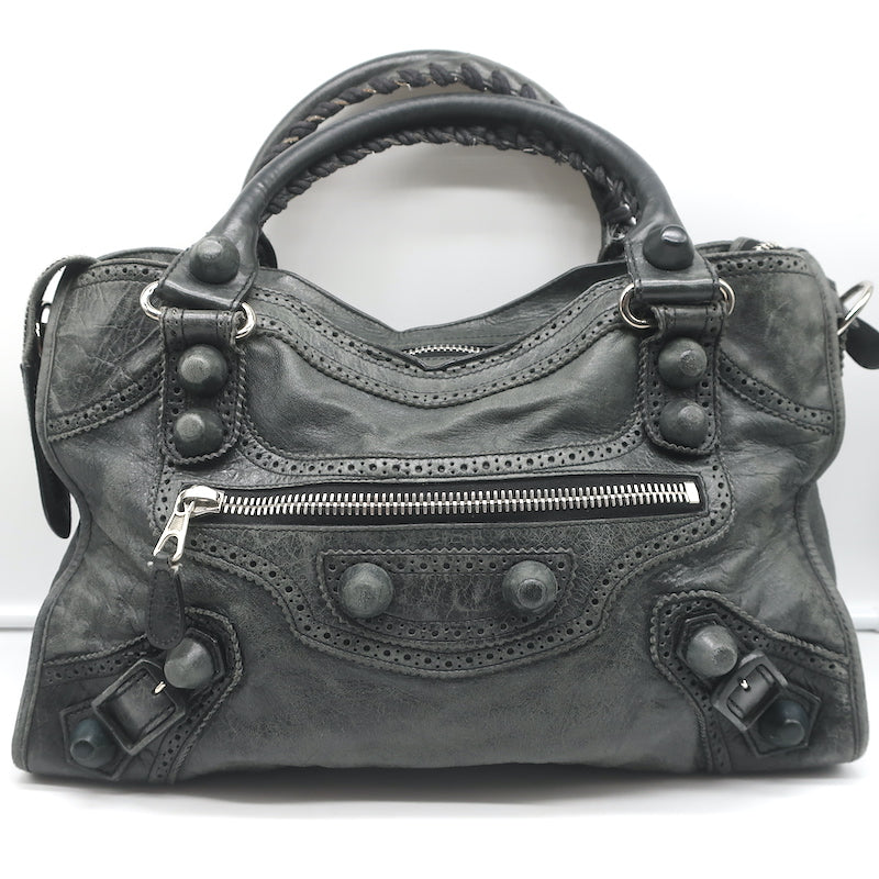 Classic Mini City Metallic Edge Bag Grey  Bag Religion