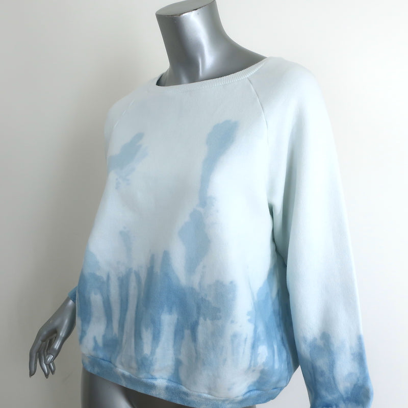 Clare V. Tie-Dye Print Crew Neck Sweatshirt S