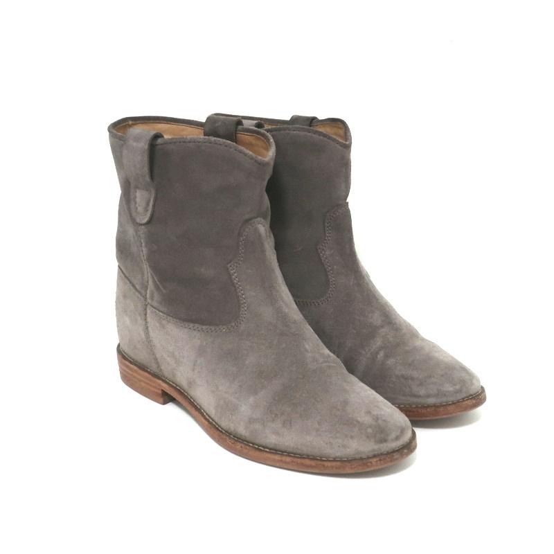 Isabel Marant Etoile Boots Gray Suede Size – Celebrity Owned
