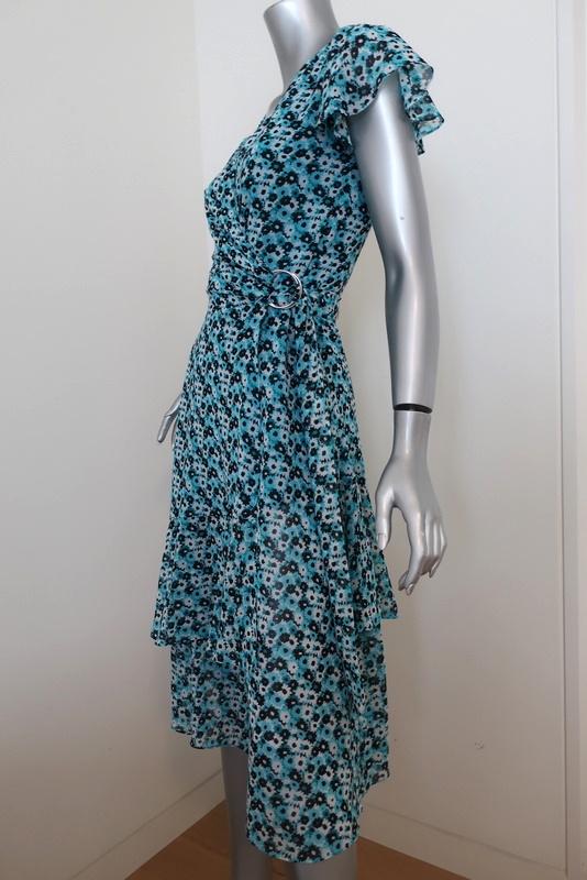 Michael Michael Kors Floral Print Wrap Dress