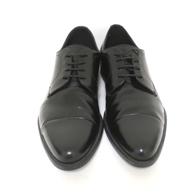 Prada Cap Toe Oxfords Black Spazzolato Leather Size  Lace-Up Loafer –  Celebrity Owned