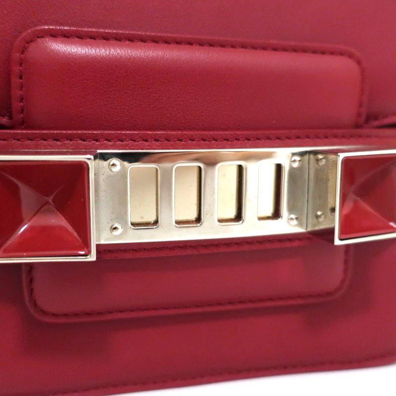 Proenza Schouler red lambskin leather PS1 mini crossbody shoulder bag -  Labels Most Wanted