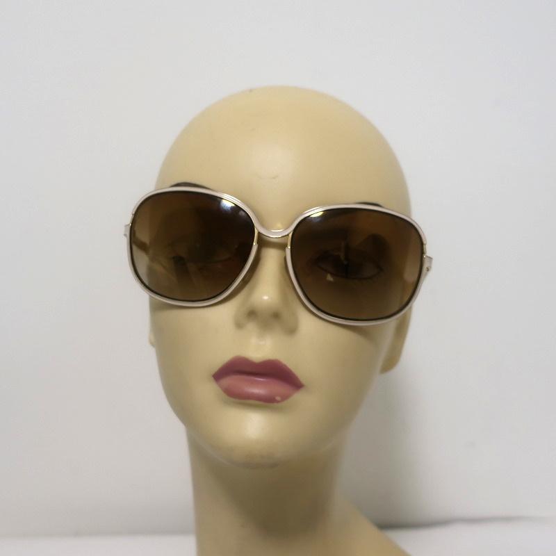 Tom Ford Delphine Sunglasses White/Gold TF117 28G – Celebrity Owned