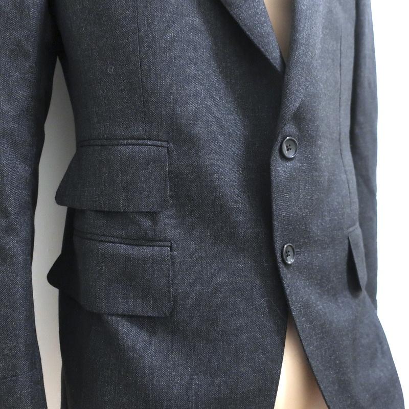 Tom Ford Suit Jacket Charcoal Wool Size 