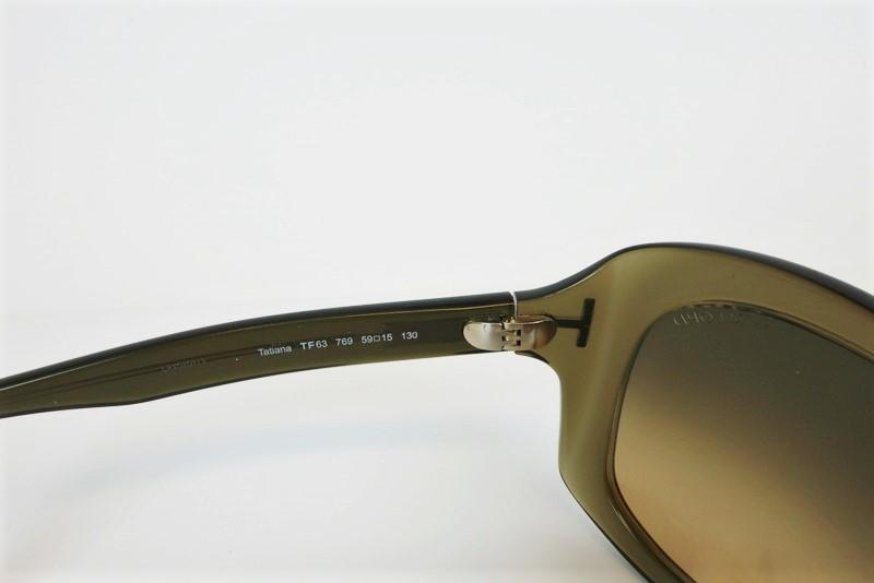 Tom Ford Tatiana TF63 Oversized Sunglasses Green 769 – Celebrity Owned