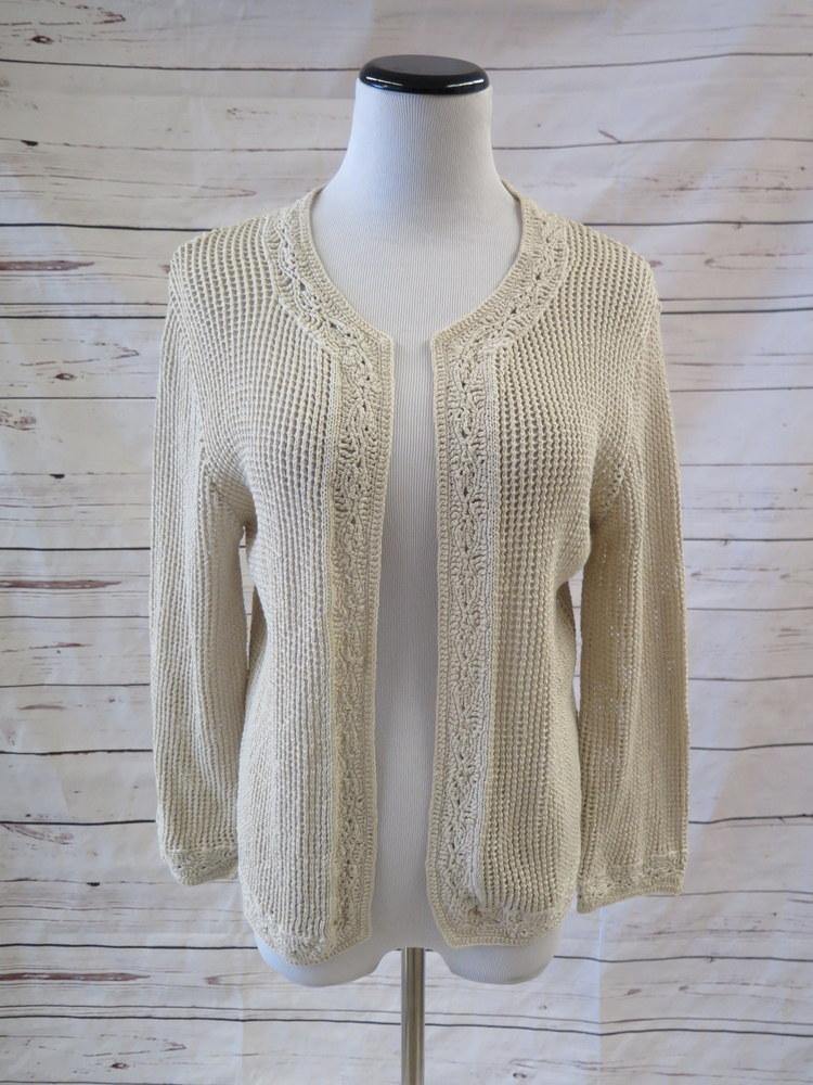 Tory Burch Women's Sweater: Beige/Nude 100% Cotton Size M, Pre-owned –  Celebrity Owned