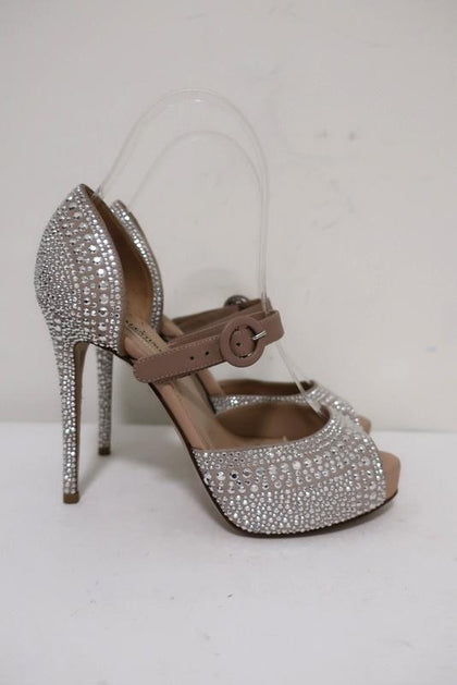 LOUIS VUITTON Sparkle Pump Nude. Size 38