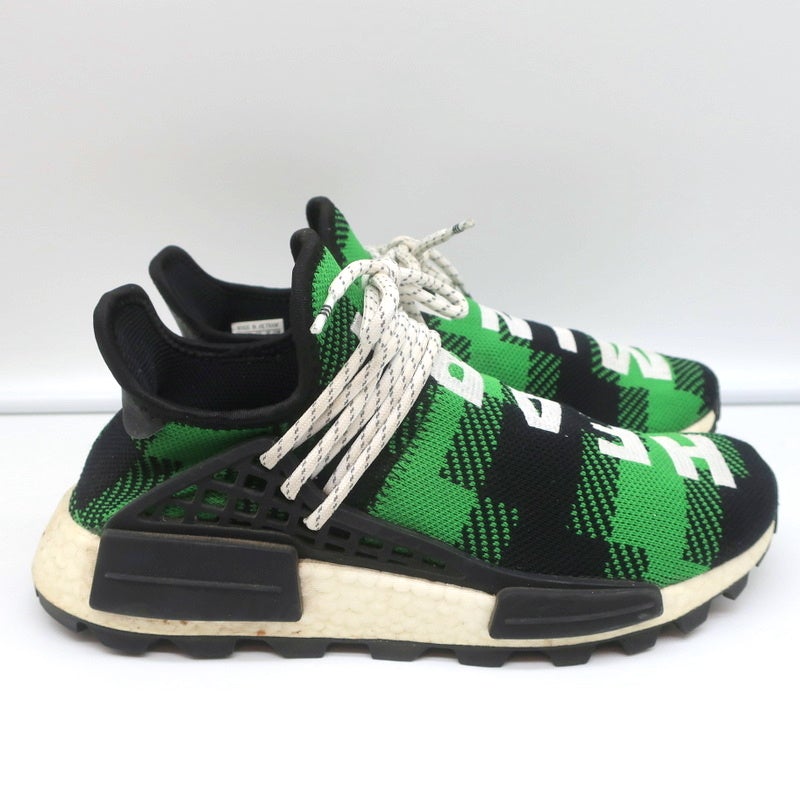 Adidas Pharrell Williams HU I (BB6827) Size 10 Kids Green/Khaki NWT Sneakers